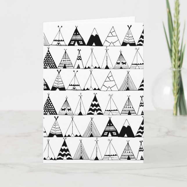 Carte Tipi inspiré (Devant)