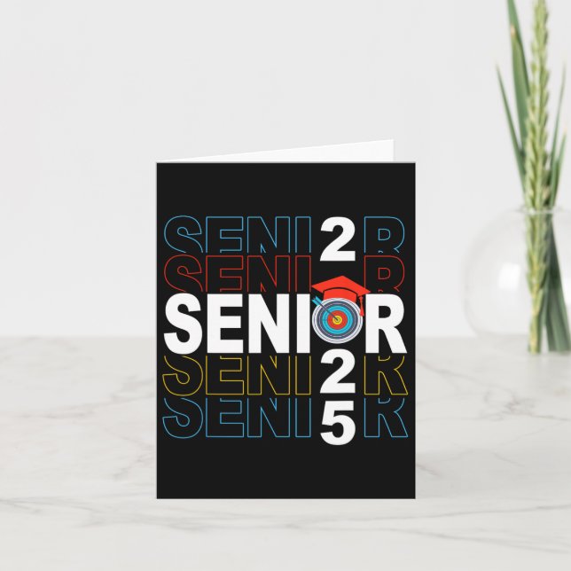 Carte Tir à l'arc Senior 2025 Tir à l'arc Promotion 2025 (Devant)