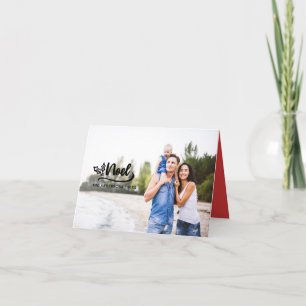 Carte tirée par la main de vacances de Noël de