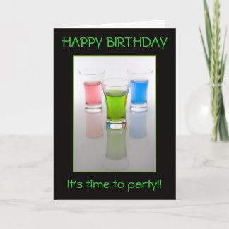 Carte Tirs de barre, joyeux anniversaire !