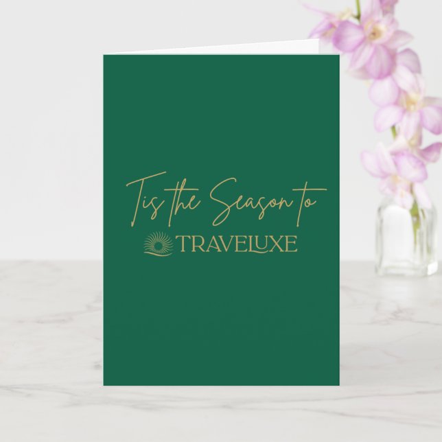 Carte Tis the Season Holiday Card Green (Orchidée)