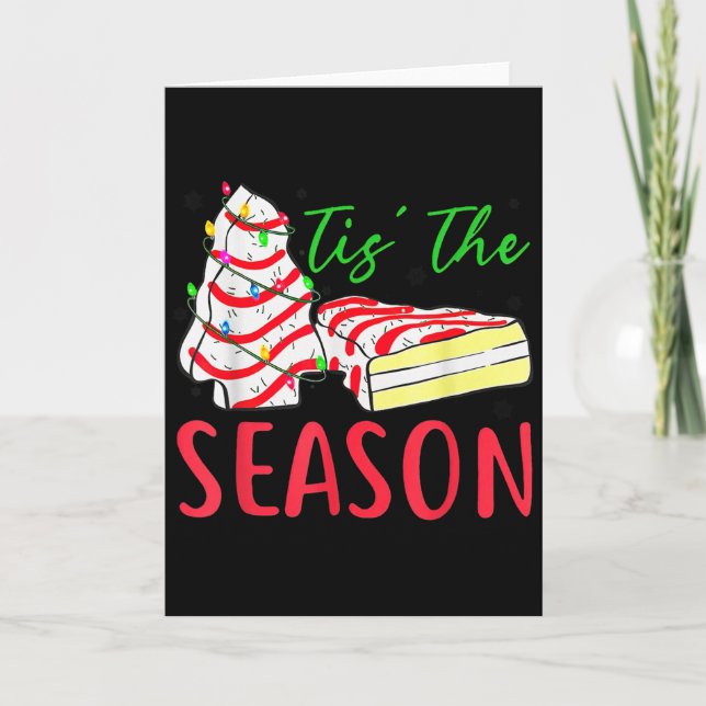 Carte Tis The Season Little-debbie Christmas Tree Cake H (Devant)
