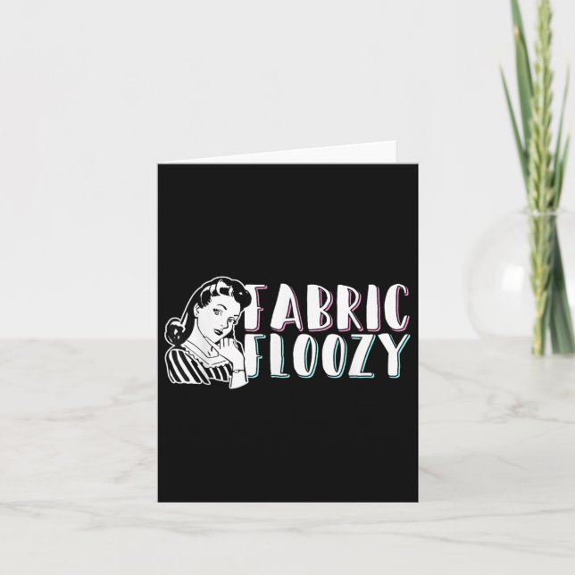 Carte Tissu de couture Floozy  (Devant)