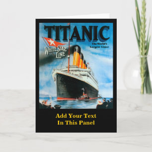 Carte Titanic - Poster personnalisé