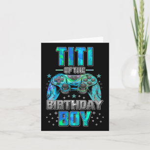 Carte Titi Du Jeu Vidéo Anniversaire Correspondant Garço