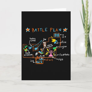 Carte Titre drôle Plan Maison Enfants Main Aube Seul Noë