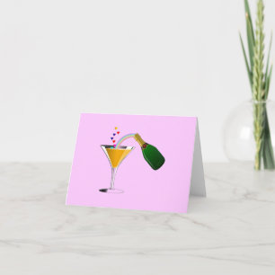 Carte Toast Champagne