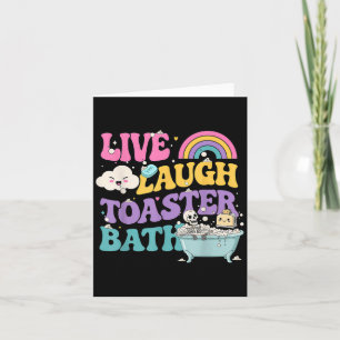 Carte Toaster de bain drôle squelette mème humour noir
