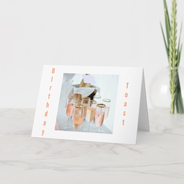 CARTE TOASTING "AMITIÉ" ET "VOTRE ANNIVERSAIRE" (Devant)