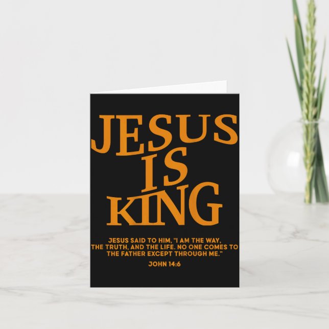 Carte Toddler Boy Jesus Is King Camo Christian God Son S (Devant)