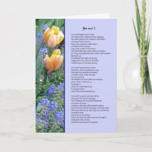 Carte Toi et moi...Amitié