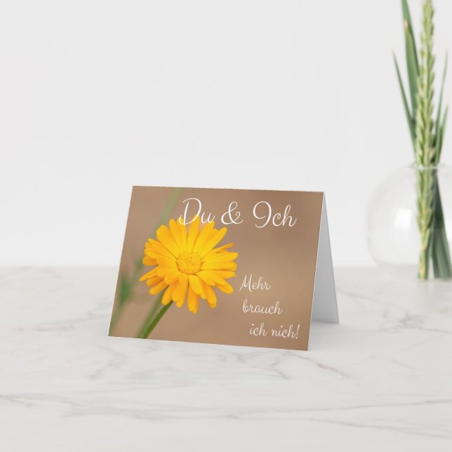 Carte Toi & Moi - C'est tout ce dont j'ai besoin ! (Devant)