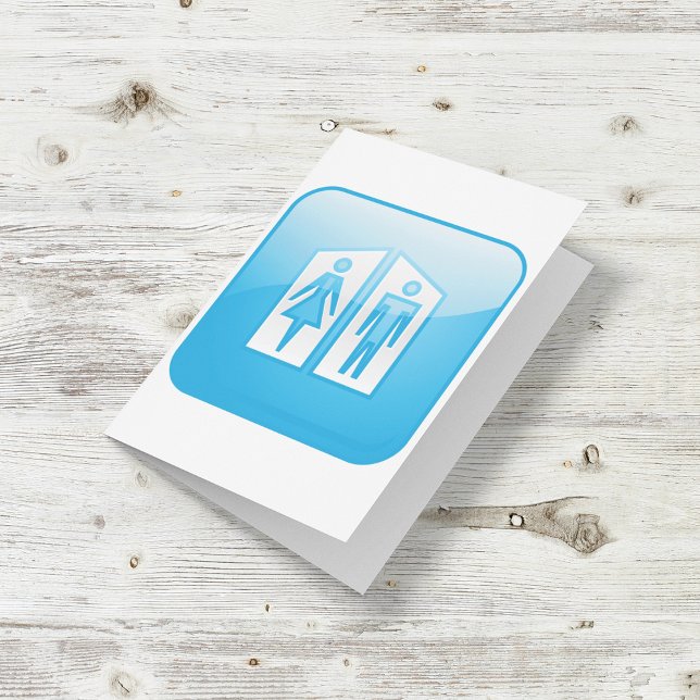 Carte Toilets Icon Card (Créateur téléchargé)