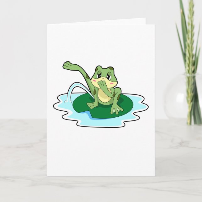 Carte Toilette de grenouille (Devant)