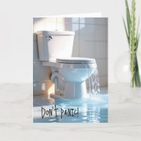 Toilettes débordantes Vieillir Humour d'anniversai