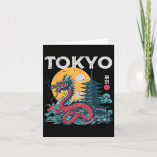 Carte Tokyo Dragon Vintage Asiatique Femmes Mythiques Ja
