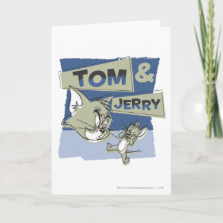 Carte Tom et souris de Jerry Scaredey