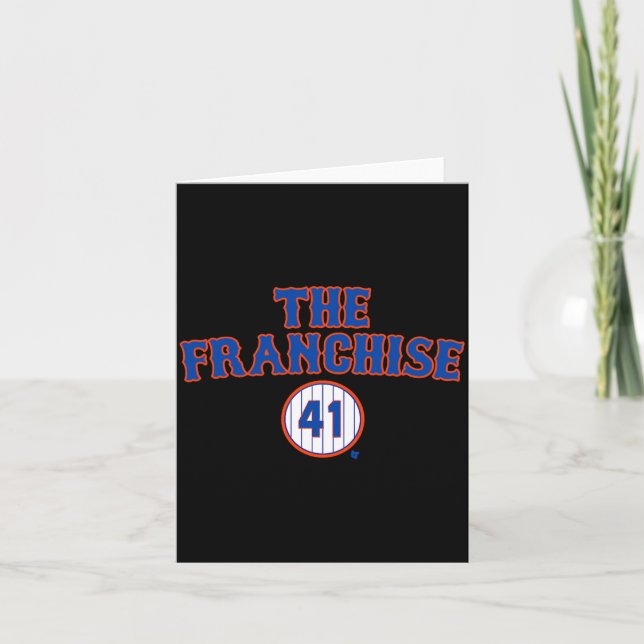 Carte Tom Seaver The Franchise New York Baseball  (Devant)