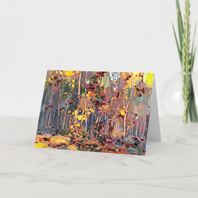 Carte Tom Thomson - érable Saplings-1917 (Devant)