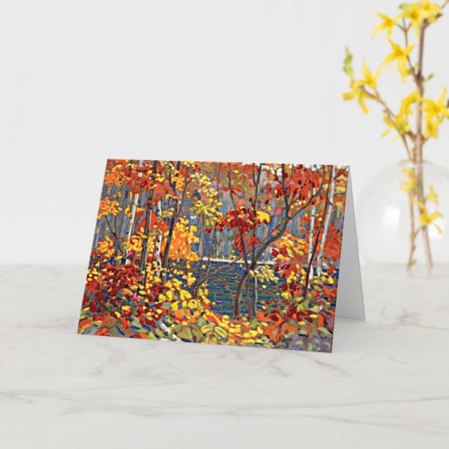 Carte Tom Thomson - La Piscine (Fleur jaune)