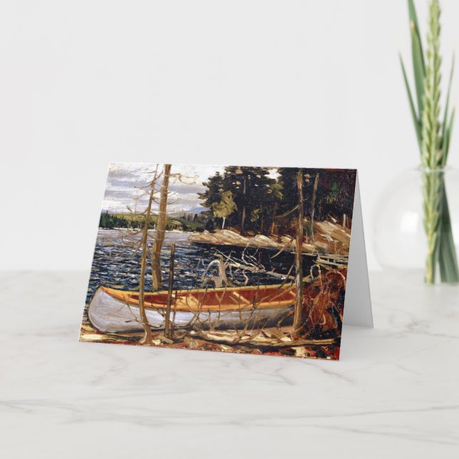 Carte Tom Thomson - Le Canoë (Devant)