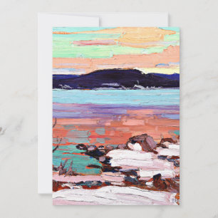 Carte Tom Thomson - Paysage avec neige