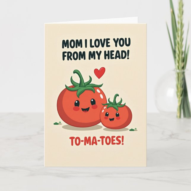 Carte Tomate Amour Maman (Devant)