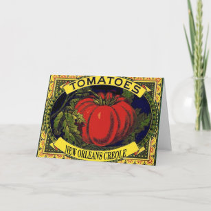 Carte Tomates de Créole de la Nouvelle-Orléans