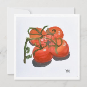 Carte Tomates rouges sur la vigne