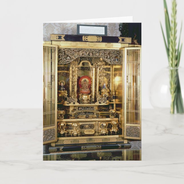 Carte Tombeau de Butsudan du palais d'un Damio à Kyoto (Devant)