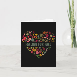 Carte Tomber pour l'automne - Bonjour automne Feuilles t
