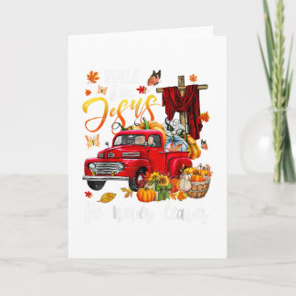 Carte Tombez amoureux de Jésus Il ne quitte jamais le ca