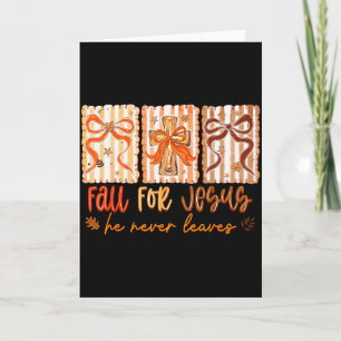 Carte Tombez Pour Jésus Il Ne Quitte Jamais Thanksgiving