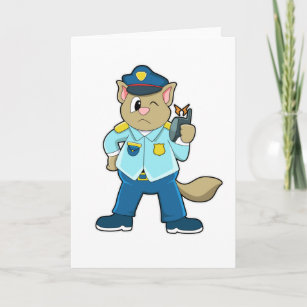 Carte Tomcat en tant qu'officier de police avec Uniforme
