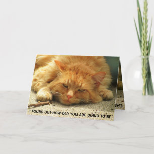 Carte Ton Âge M'A Fait Rire De Moi Pour Dormir