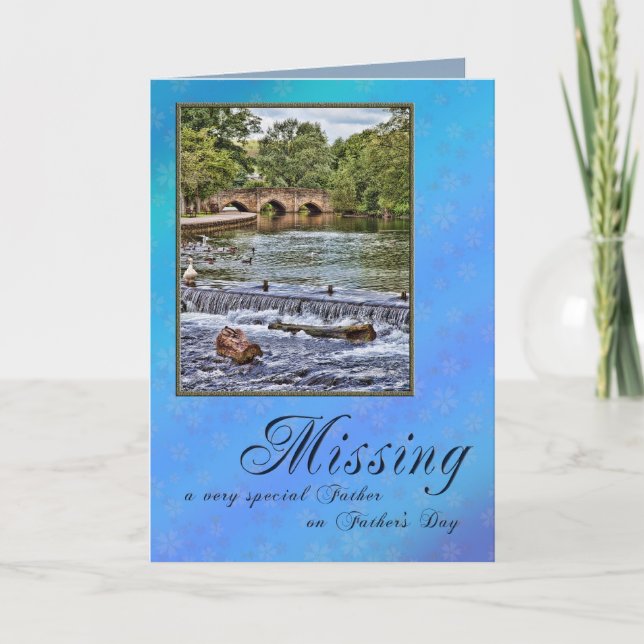 Carte Ton père a disparu en Fête des pères (Devant)