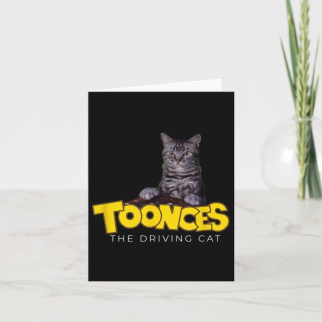 Carte Toonces Le Chat De Conduite (Devant)