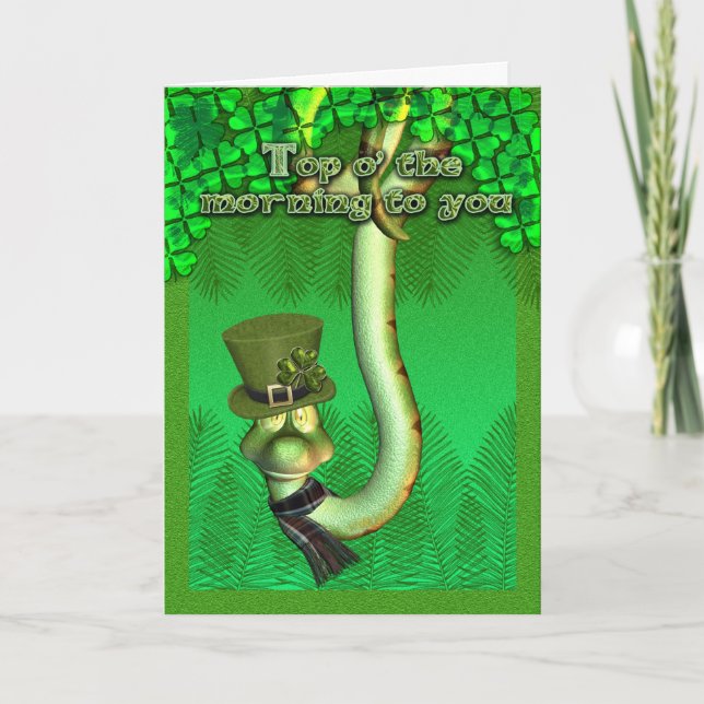 Carte Top o' le matin pour vous, St. Patrick's Day (Devant)