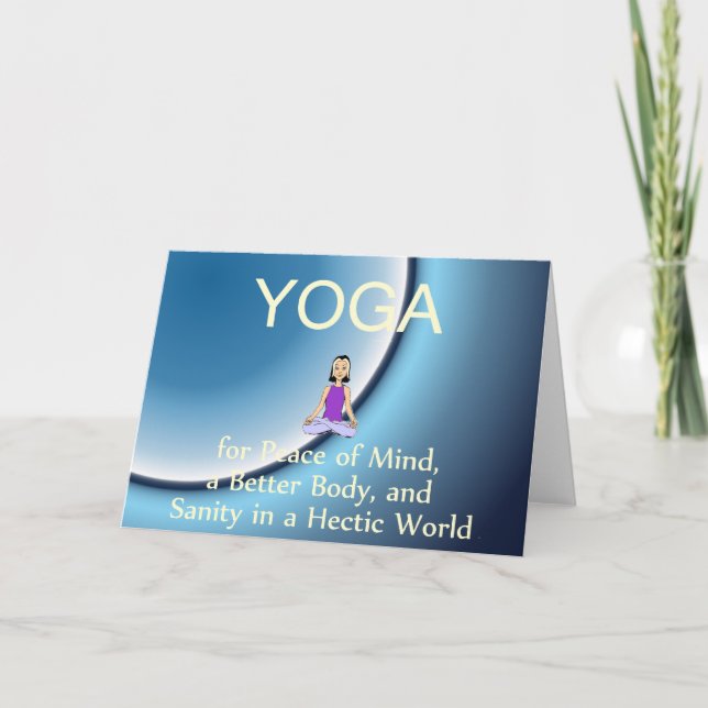 Carte TOP Yoga Slogan (Devant)