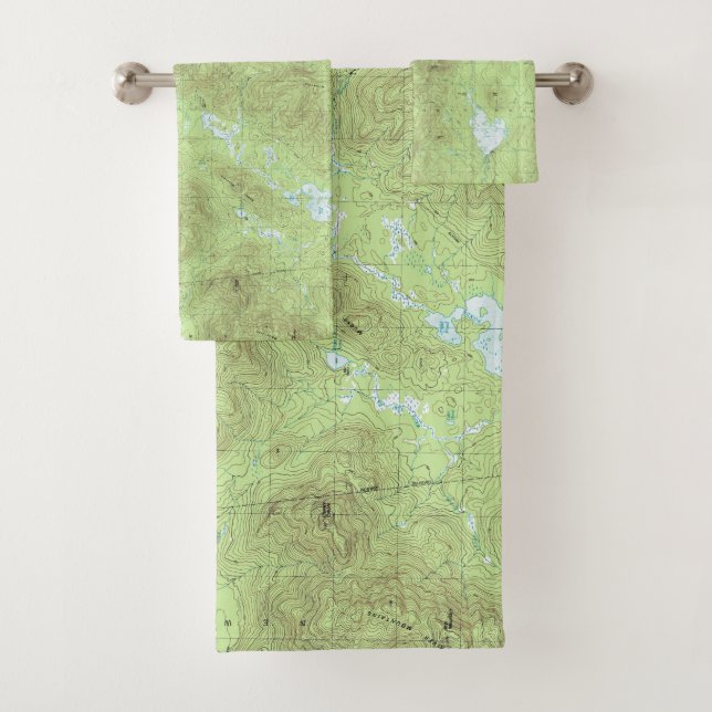 Carte topographique du Mont Marcy - Adirondack Par (En situation)