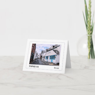 Carte Topsham, Devon, Angleterre