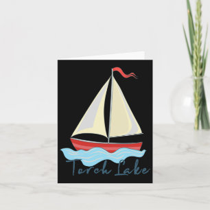Carte Torch Lake Michigan Voilier Bateau Naut