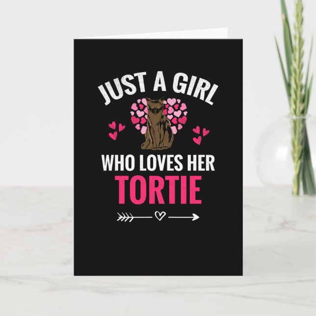 Carte Tortie Cadeaux De Chat Pour Femmes Tortoiseshell C (Devant)