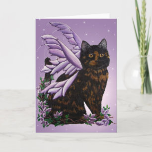 Carte Tortie Fairy Chat