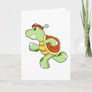 Carte Tortue comme coureur