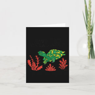 Carte Tortue Coral Sauvez Le Coral Reef De l'environneme