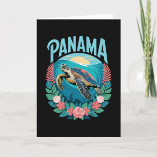 Carte Tortue de Panama Panaméen Fierté panaméenne Pays