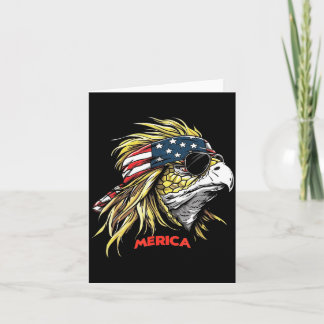 Carte Tortue - Drapeau américain drôle du 4 juillet