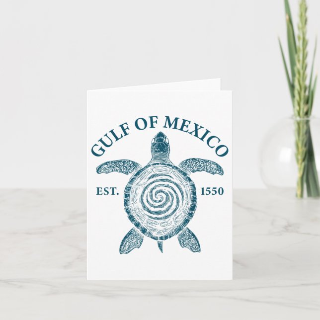 Carte Tortue Du Golfe Du Mexique (Devant)