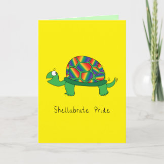 Carte Tortue gay pride LGBTQ Tortue